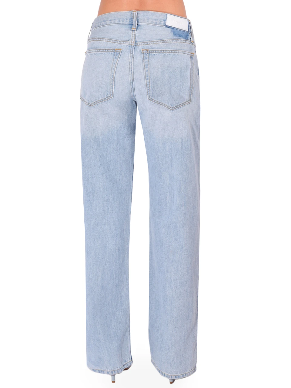 RE/DONE Loosie Jean in Silver Springs Back View 