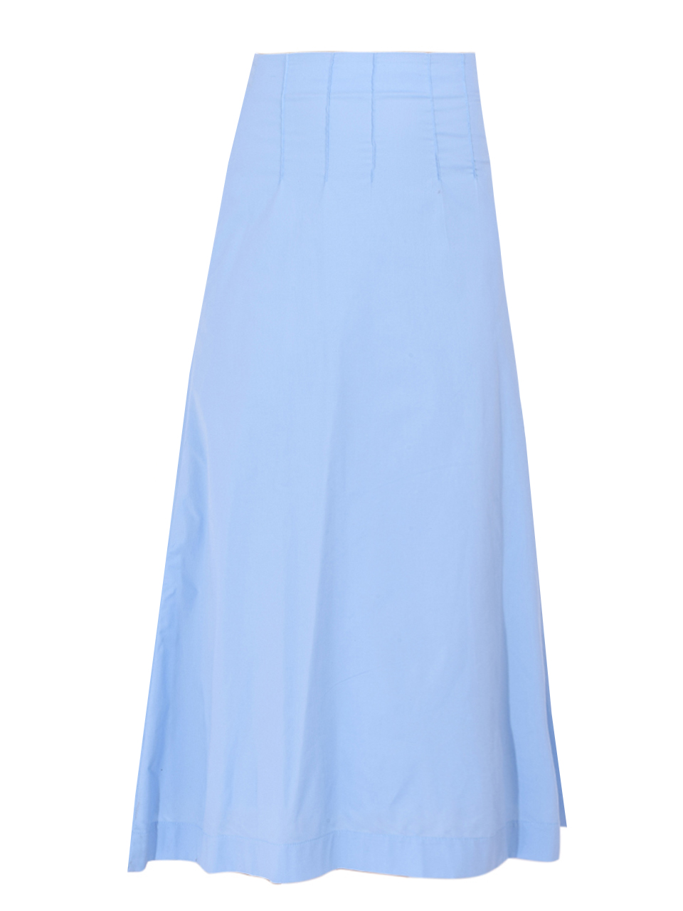PRIME OF LIME Corina Midi Skirt in Celeste Blue Product Shot