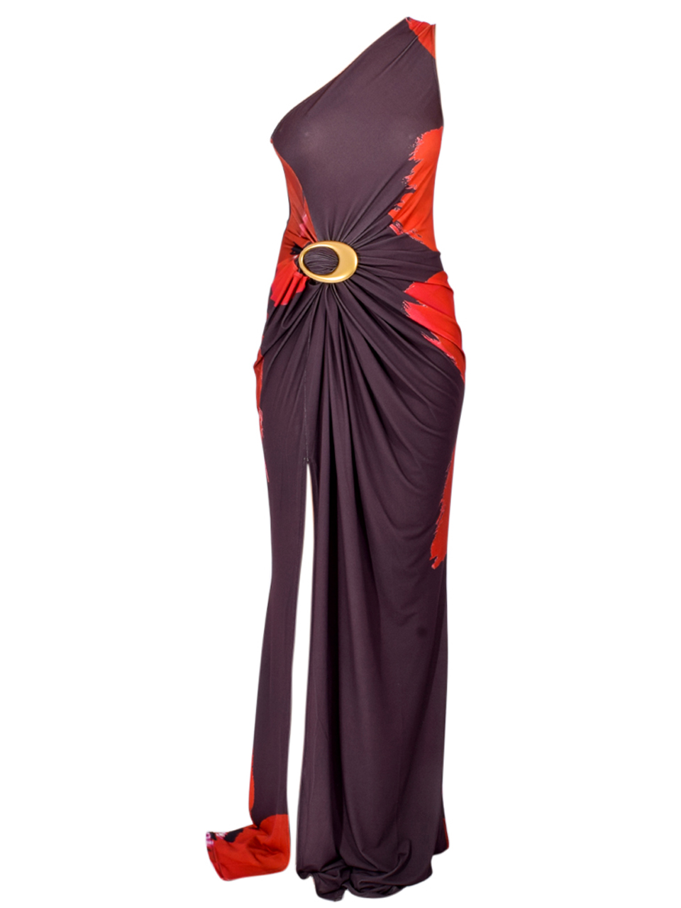 ALBERTO AUDENINO Vinix Dress in Brown Product Shot 