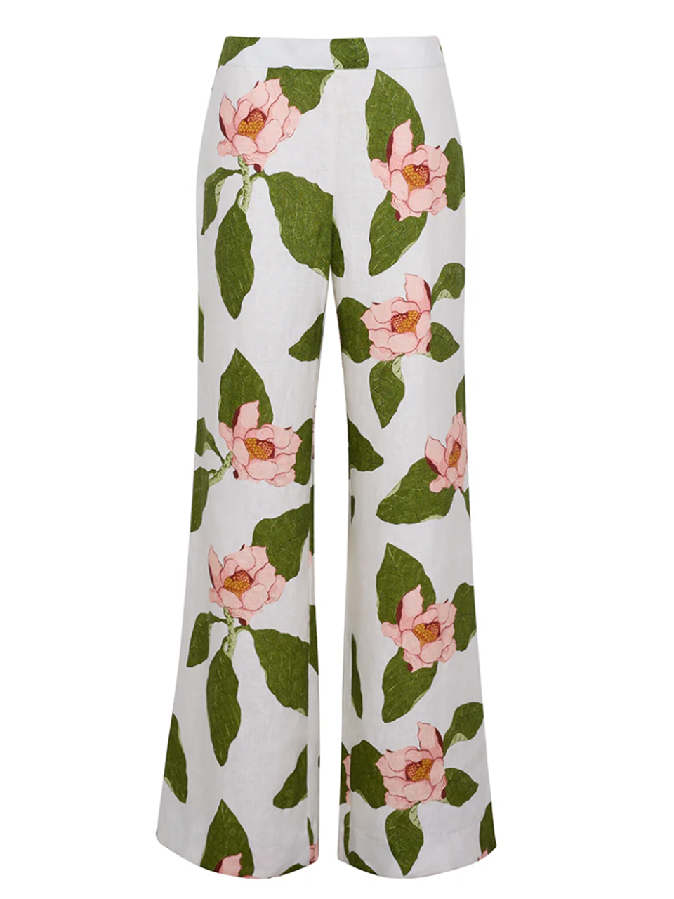 CARA CARA Sunflower Pant in Ivory Lotus Product Shot 
