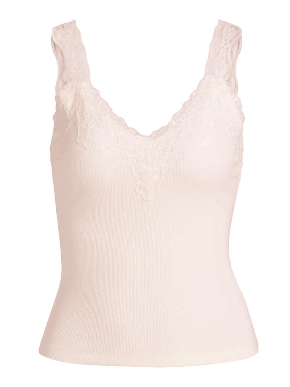 CAMI NYC Lani Rib Knit Tank in Bone

