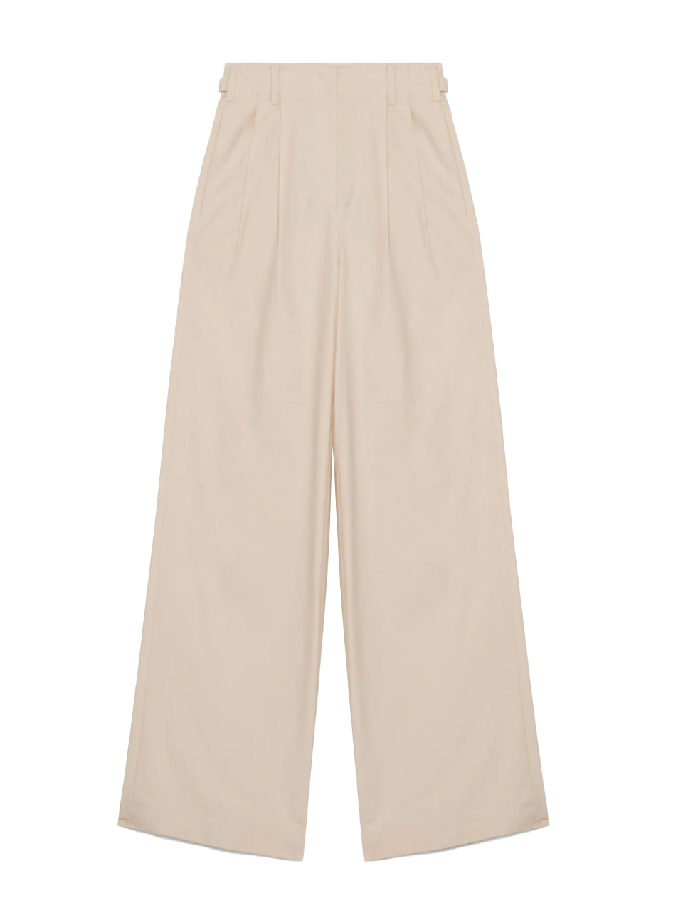 SIMKHAI Leroy Pleated Pant in Stone Product Shot 