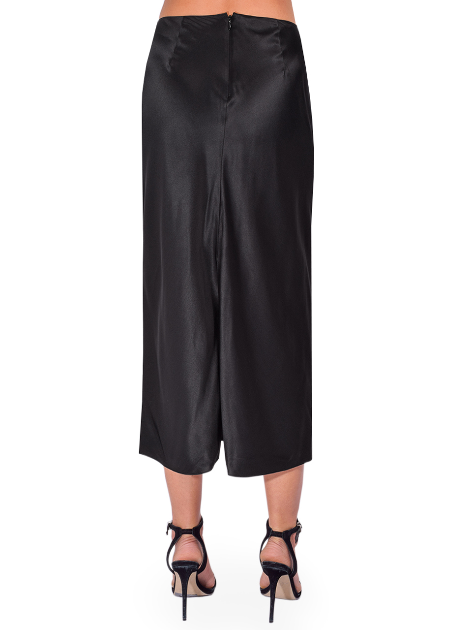 CINQ À SEPT Cynthia Skirt in Black Back View 