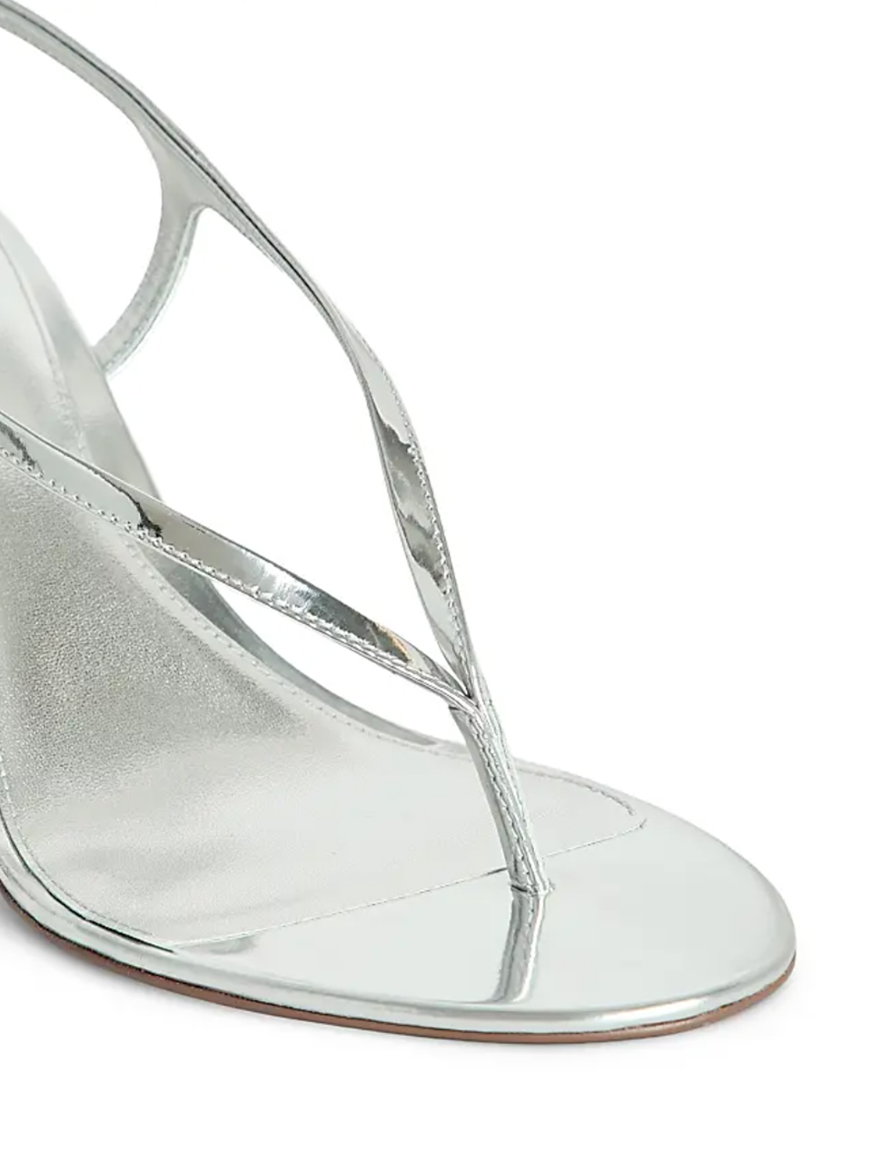 RETROFÊTE Klotilde Slingback Heel in Silver Product Shot 
