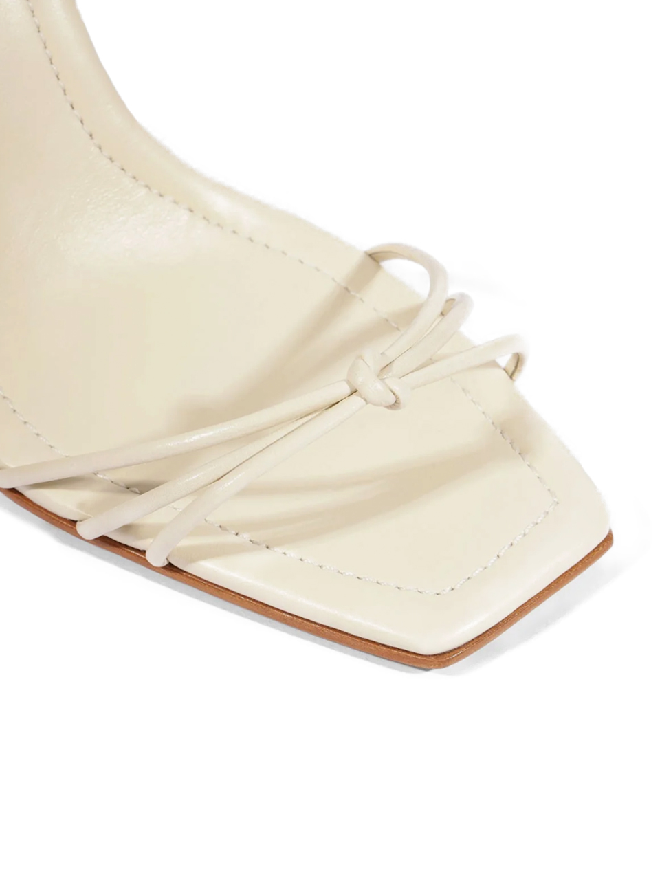 SCHUTZ Haven Bamboo Heel in Egg Shell