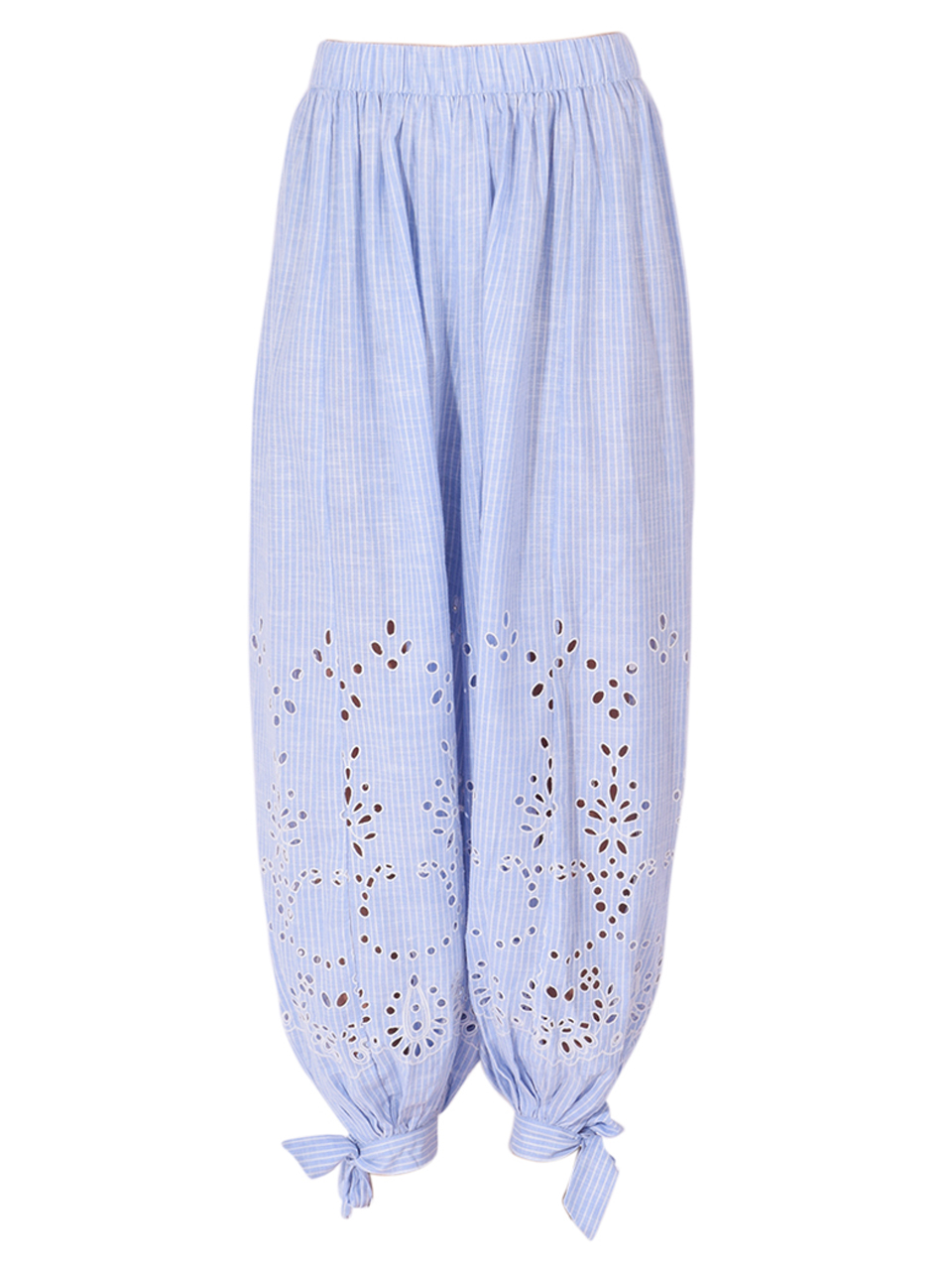 HEMANT & NANDITA Dhara Harem Pants in Blue Product Shot 