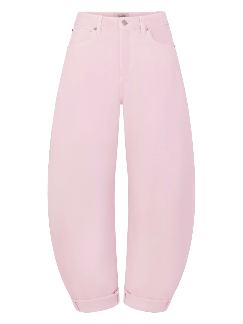 FRAME The Bubble Jean in Taffy Pink Product Shot 