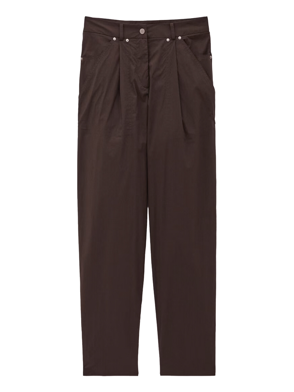 BA&SH Onur Pants in Brown Product Shot 