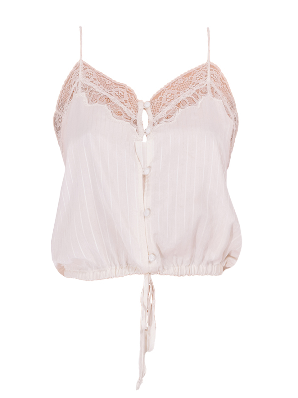 CAMI NYC Libi Camisole in Macadamia Stripe Product Shot 