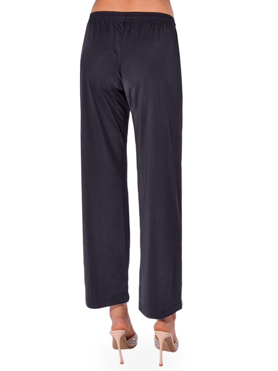 RE/DONE Mel Track Pant in Black Back View 

