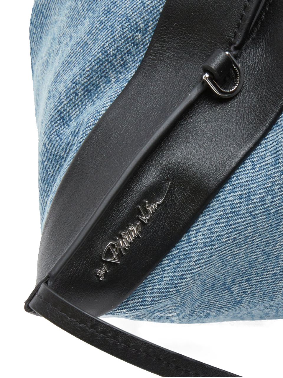 3.1 Phillip Lim Luna Mini Denim Crossbody Bag Details 