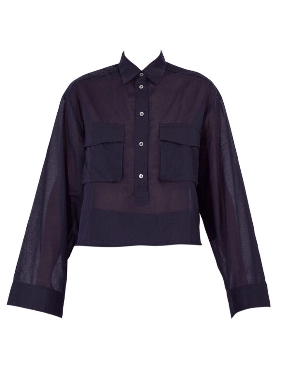 CISSA Cargo Top in Navy Product Shot 