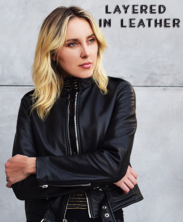 LAYERED IN LEATHER