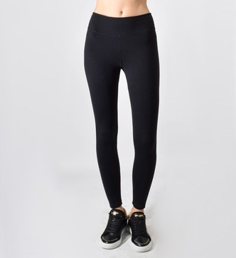 David Lerner Seamed Corset Legging in Black