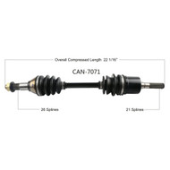 CV Axle 8130421 Replacement For Can-Am ATV