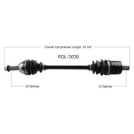CV Axle 8130442 Replacement For Polaris Utility Vehicle