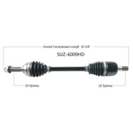 CV Axle 8130482 Replacement For Suzuki ATV