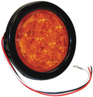 Amber Round Turn / Parking LED Light 4" 10 Diodes