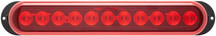 Red Thin Line Dual Lens LED Stop / Turn / Taillight Replaceable Lens