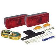 Waterproof Trailer Light Kit For Trailers Over 80" Wide Universal