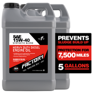 Factory Racing Oil SAE 15W-40 Synthetic Blend Diesel Eng Oil API CK-4 5 Gallon