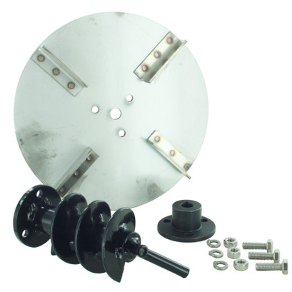 Salt Spreader Kit Includes Spinner Disk, Auger, and Hub Compatible With/Replacement For Meyer 36151, 36152 Buyer Motor 0202100, 0202800