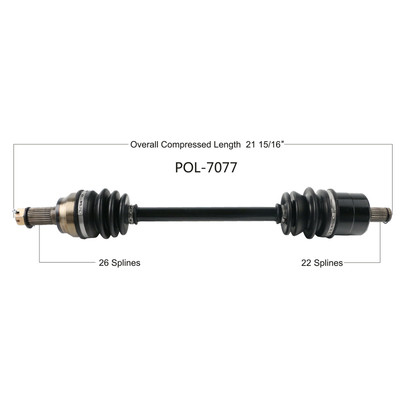 CV Axle 8130448 Replacement For Polaris ATV