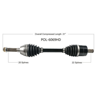 CV Axle 8130470 Replacement For Polaris ATV