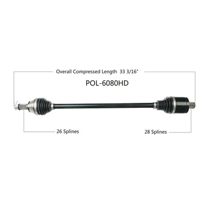 CV Axle 8130479 Replacement For Polaris Utility Vehicle