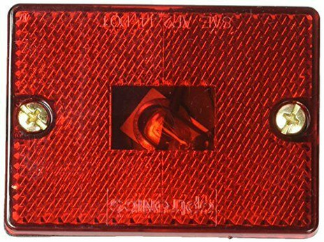 Red Clearance Marker / Square Reflector Light
