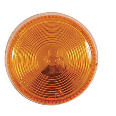 Amber Round Side Marker Clearance Light 2.5"