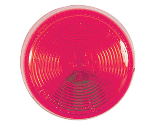 Red Round Side Marker Clearance Light 2.5"