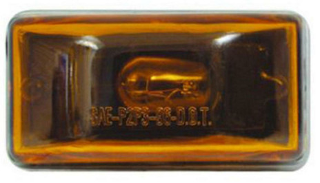 Amber Sealed Stud Clearance 2-1/16" Light Waterproof