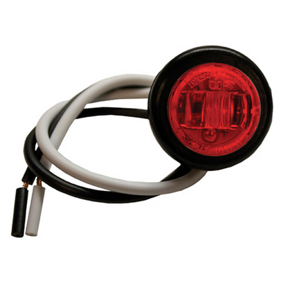 Red 3/4" Round Clearance / Side Marker Light