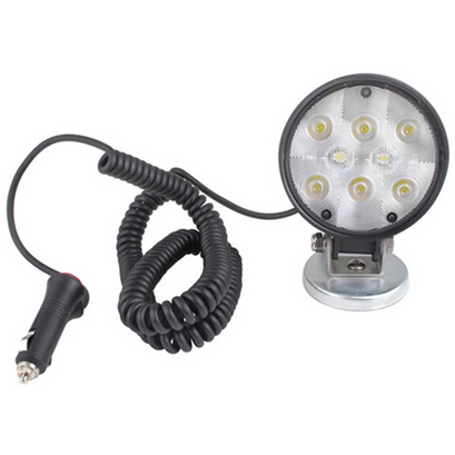 Round Auxiliary LED Work Light With Magnetic Base