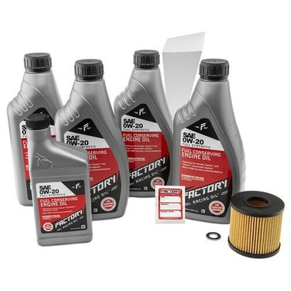 Factory Racing Parts 0W-20 4.5 Quart Oil Change Kit for Toyota Camry Rav4 Venza