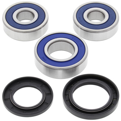 New Rear Axle Wheel Bearing Kit Kawasaki EX500 Ninja 500cc 87 88 89 90 91 92 93