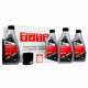 Factory Racing Parts SAE 10W-40 4qt Oil Change Kit Fits Kawasaki ZR800