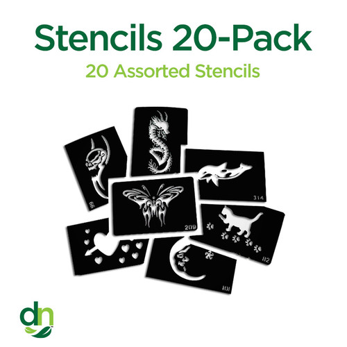 20 Assorted Stencils