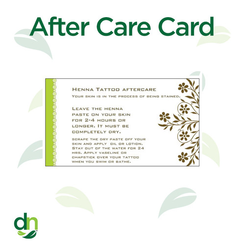 50-pack Aftercare Cards 50-pack Aftercare Cards