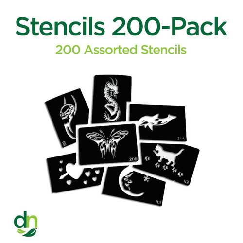 200 Assorted Stencils