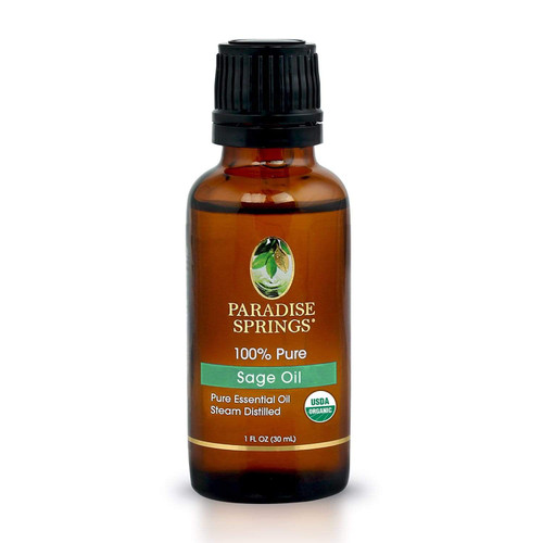 Paradise Springs Organic Sage Oil - 1 oz (30mL) Paradise Springs Organic Sage Oil - 1 oz (30mL)