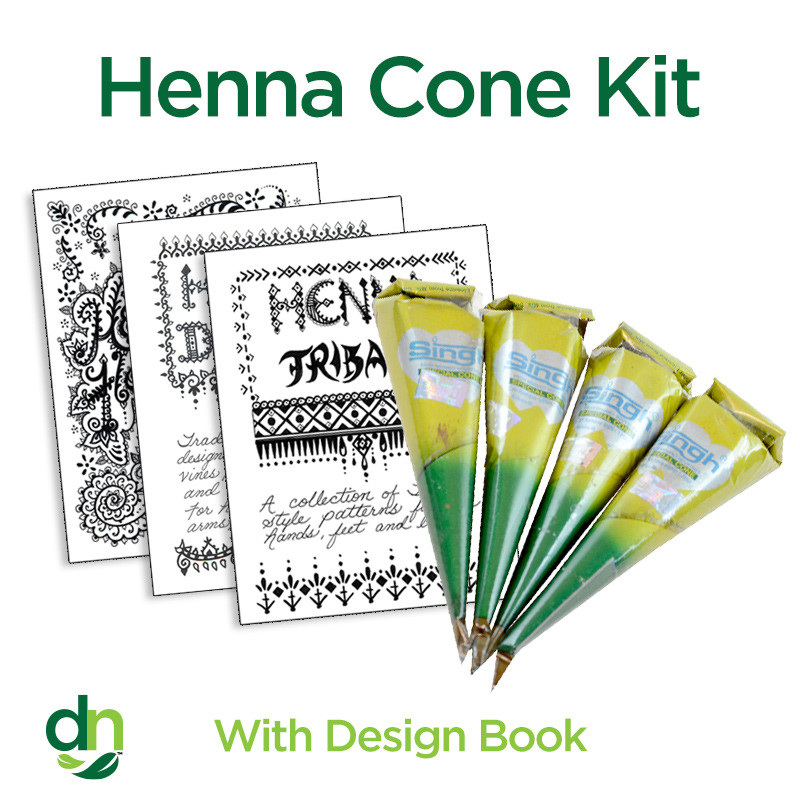 Henna cone kit by Henna King. Henna cone kit by Henna King.
