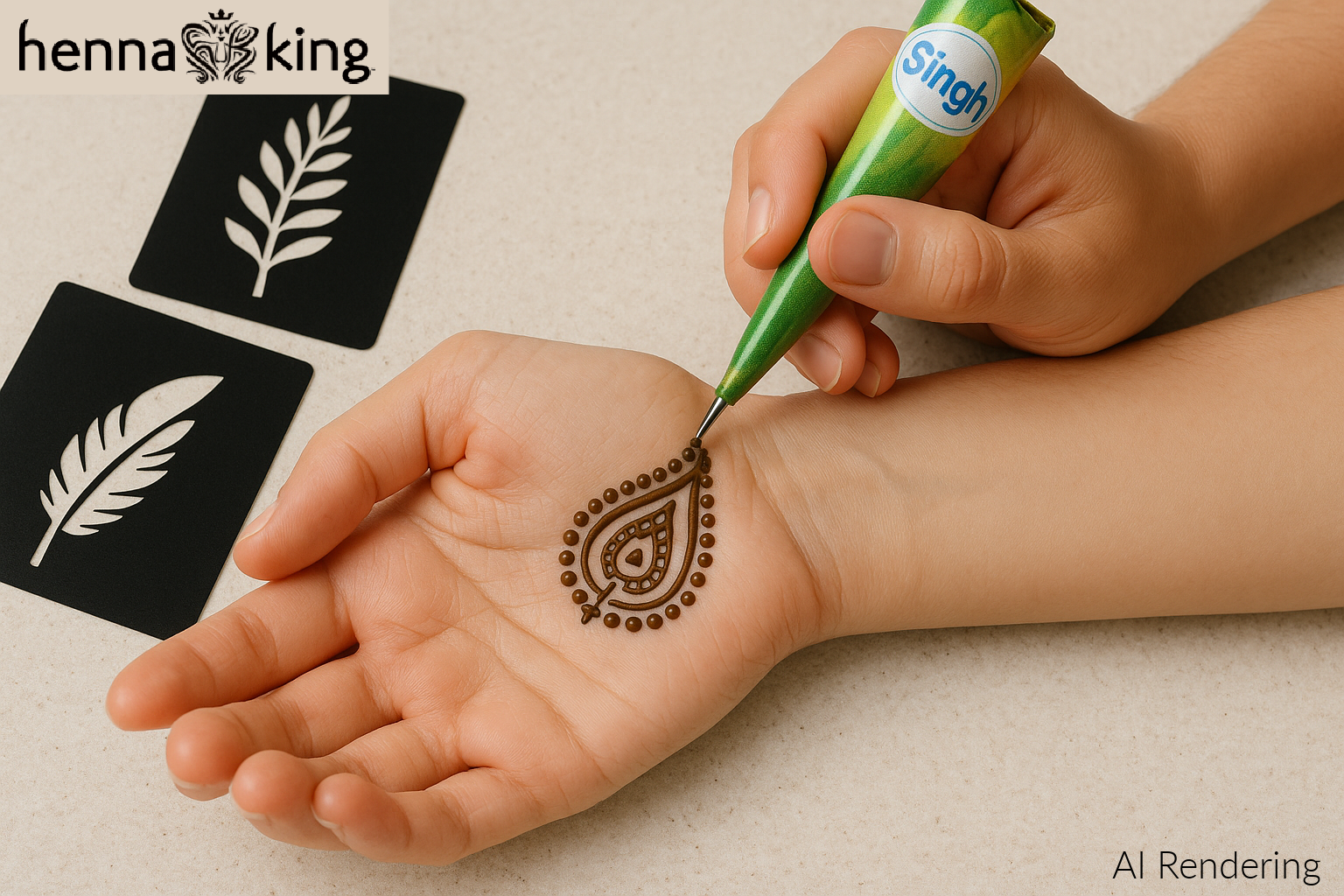 Beginner Henna Tattoo Guide: Stencils, Templates, Dry Time