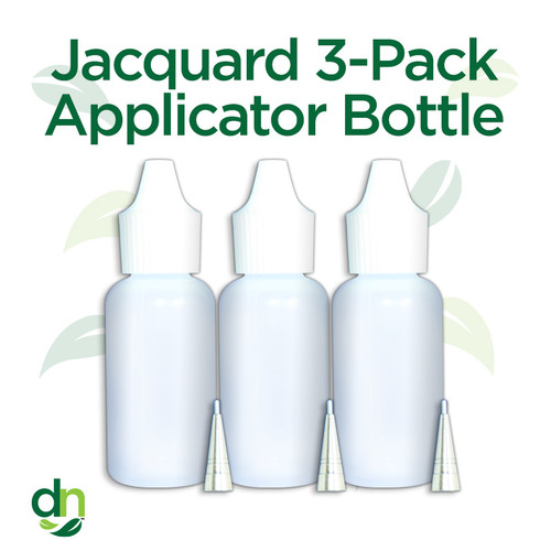 Jacquard Applicator Bottles 3 Pack with .5, .7, and .9 mm Metal Tips