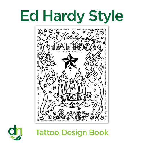Ed Hardy Design Book | Shop Henna Tattoo Designs - HennaKing.com