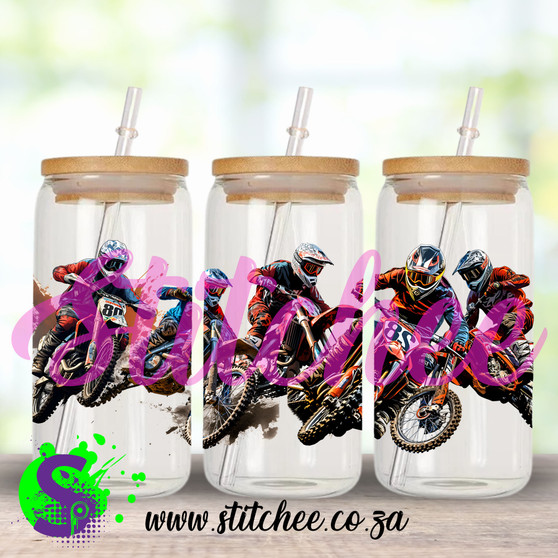 UVDTF wrap Dirtbike