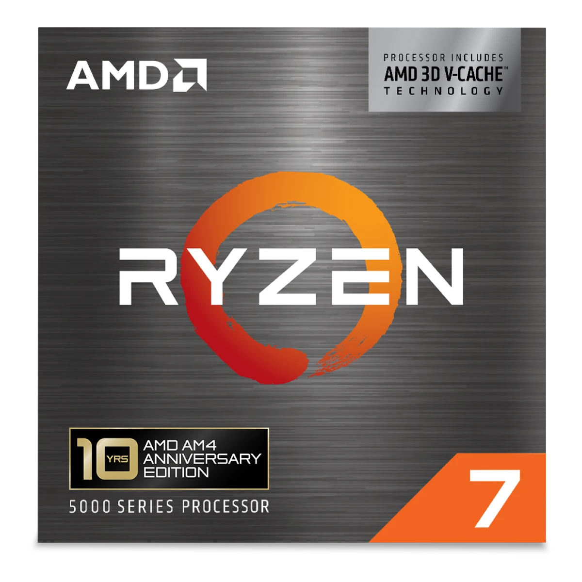 AMD Ryzen 7 5800X3D 10th Anniversary Edition Kutu
