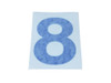 Number Eight 3" Decal - Replacement For No. 85683028