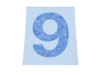Number Nine 3" Decal - Replacement For No. 85683029